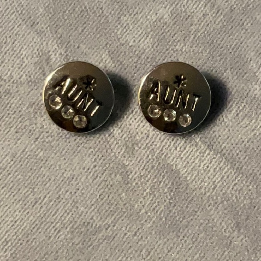 Petite Ginger Snaps 12mm AUNT Sparkle Earring Set